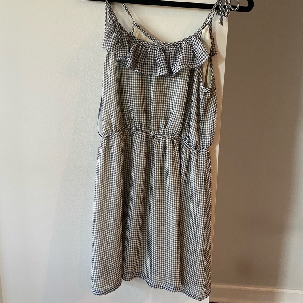 Brown plaid dress size M